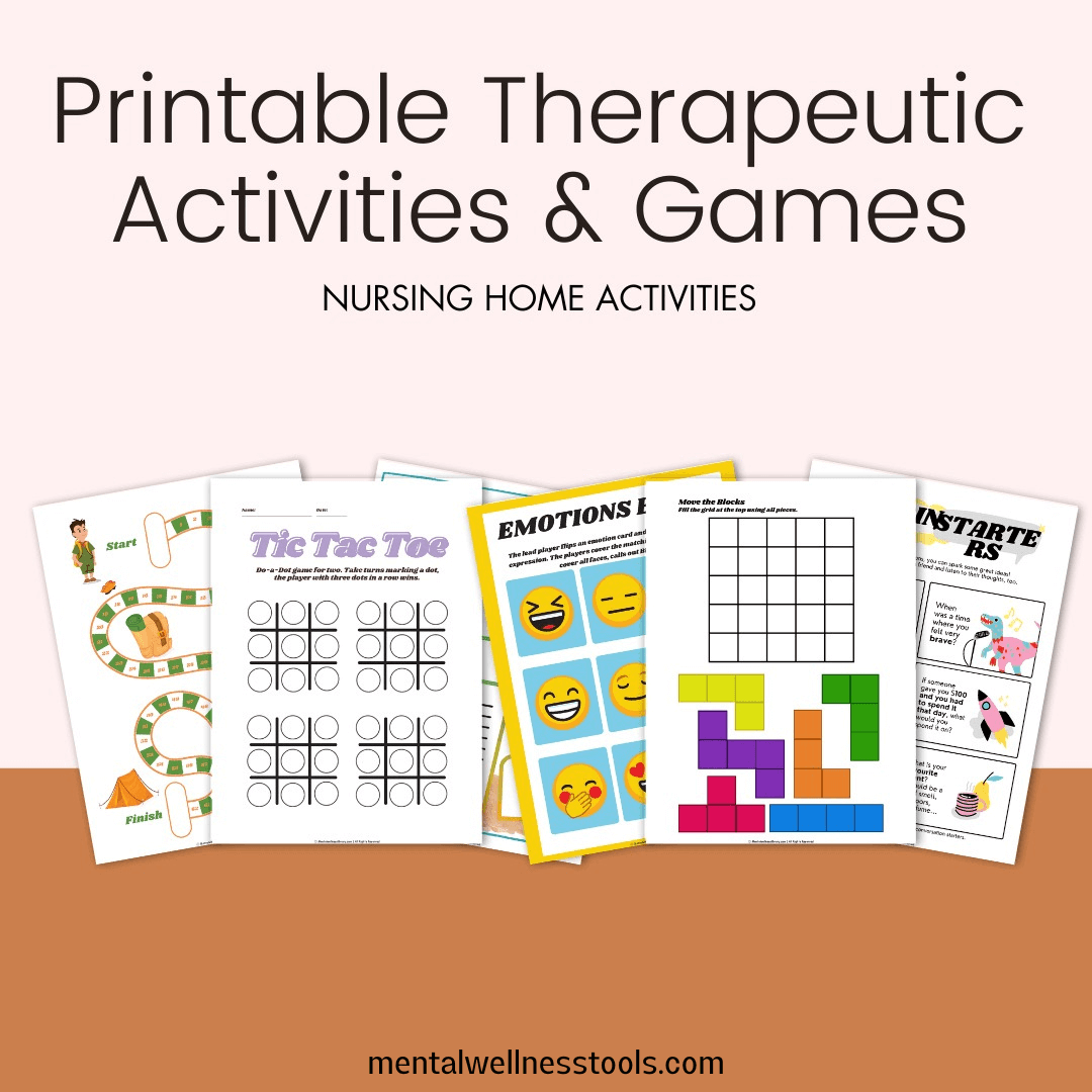 Printable Therapeutic Activities & Games